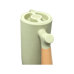 Garrafa Térmica Nórdica com Cabo de Madeira Verde